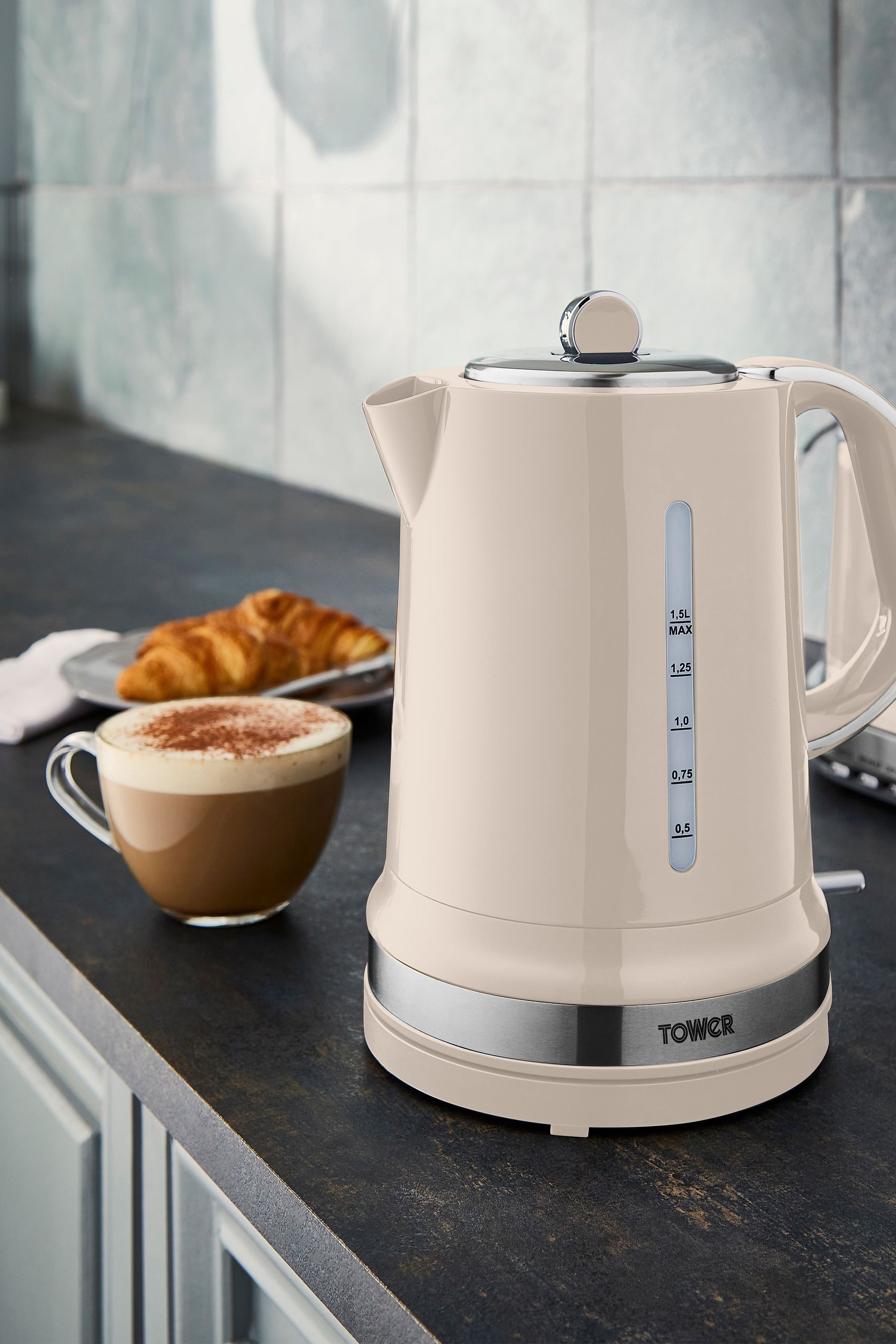 Buy Tower Cream Belle 1.5L 3KW Jug Kettle from the Next UK online shop