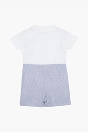 Trotters London Little Navy/White Cotton Rupert Set - Image 3 of 3