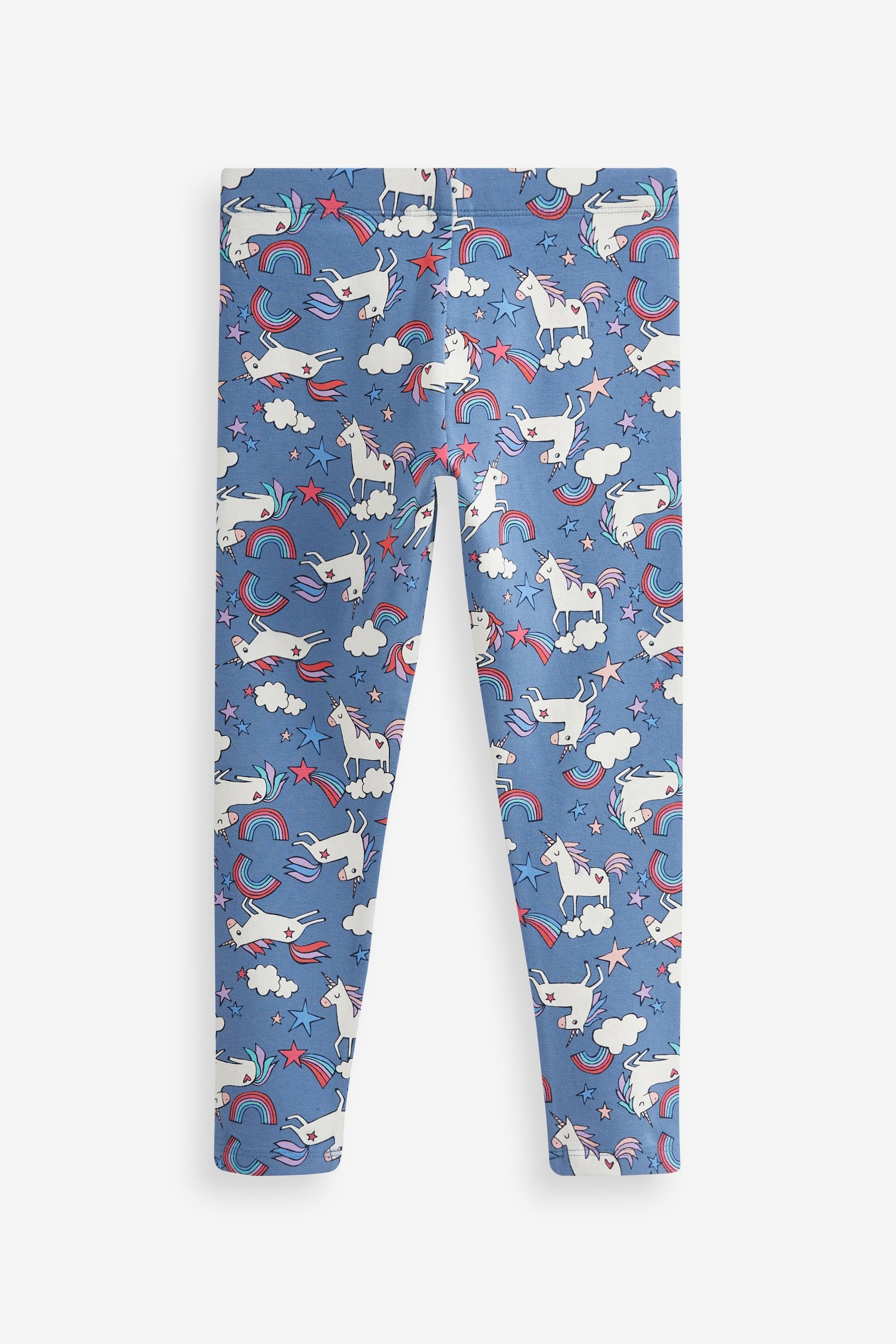 Buy Blue Pink Unicorn Rainbow Print Leggings 3 16yrs from Next Luxembourg