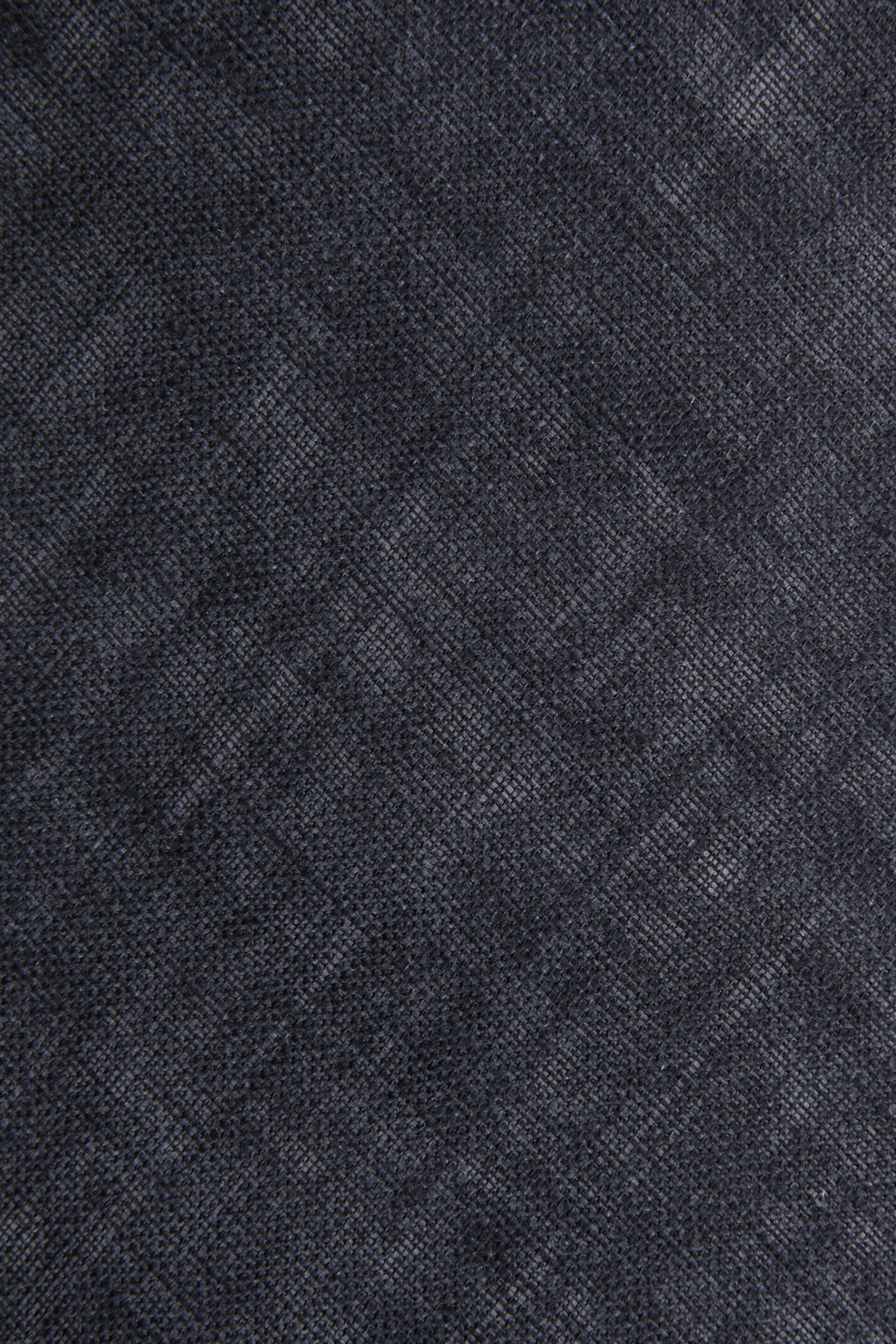 Reiss Navy Lazzaro Linen Tie - Image 5 of 5