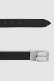 Reiss Black/Dark Brown Ricky Reversible Leather Belt - Image 5 of 5