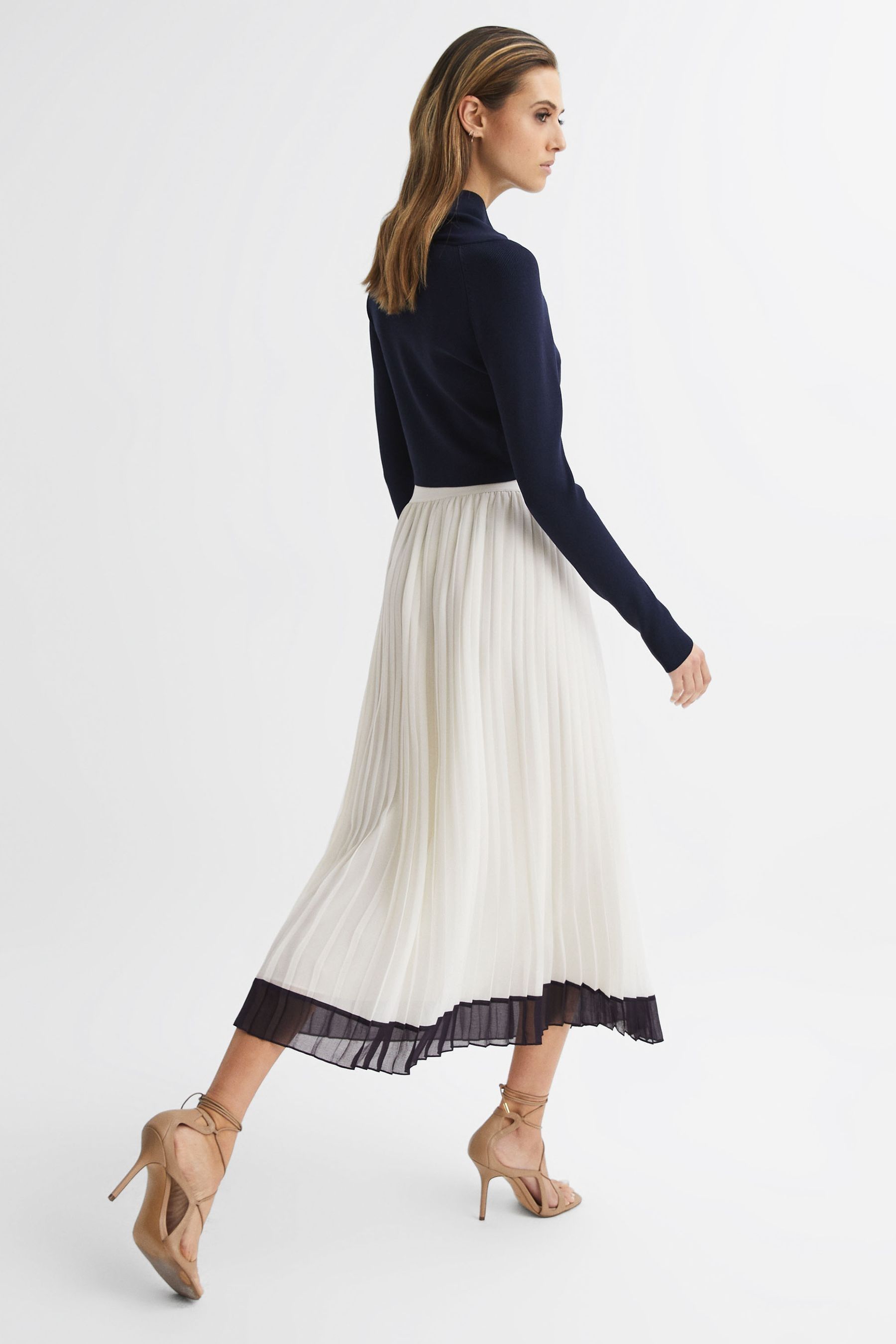 Reiss white midi skirt hot sale