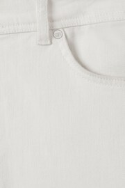 Reiss Ecru Santorini Tapered Slim Fit Jeans - Image 6 of 7