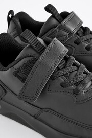 Black Wide Fit (G) Single Strap Trainers - Image 5 of 7