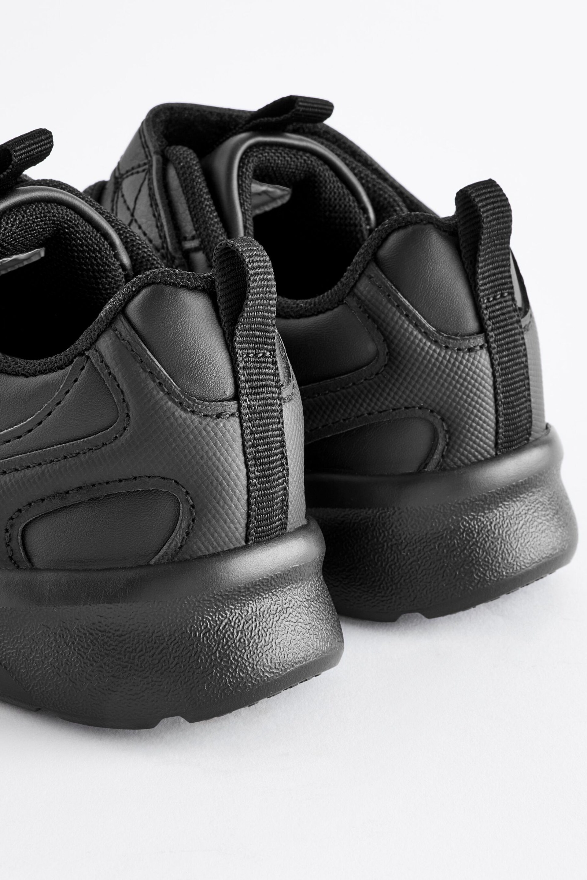 Black Wide Fit (G) Single Strap Trainers - Image 7 of 7