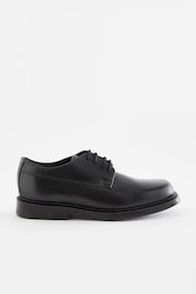 Black School Leather Lace-Up Shoes - Image 2 of 5