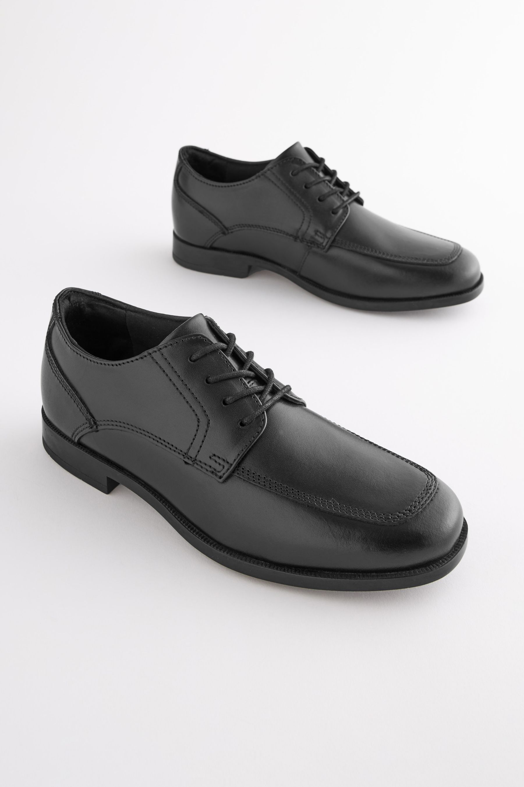Black leather shoes size 5 clearance