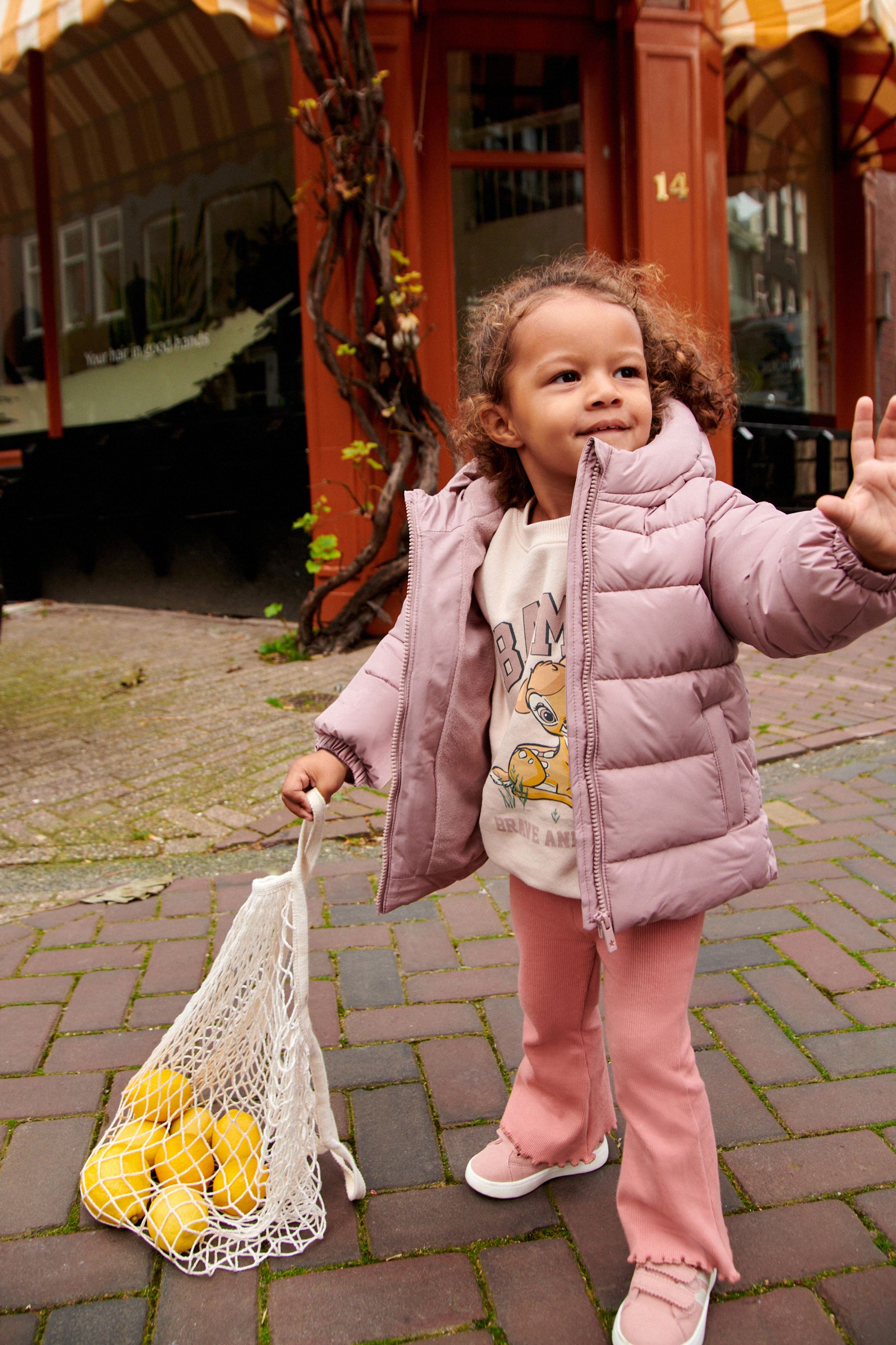 Buy Pink Shower Resistant Fleece Lined Hooded Padded Coat 3mths 7yrs from the Next UK online shop