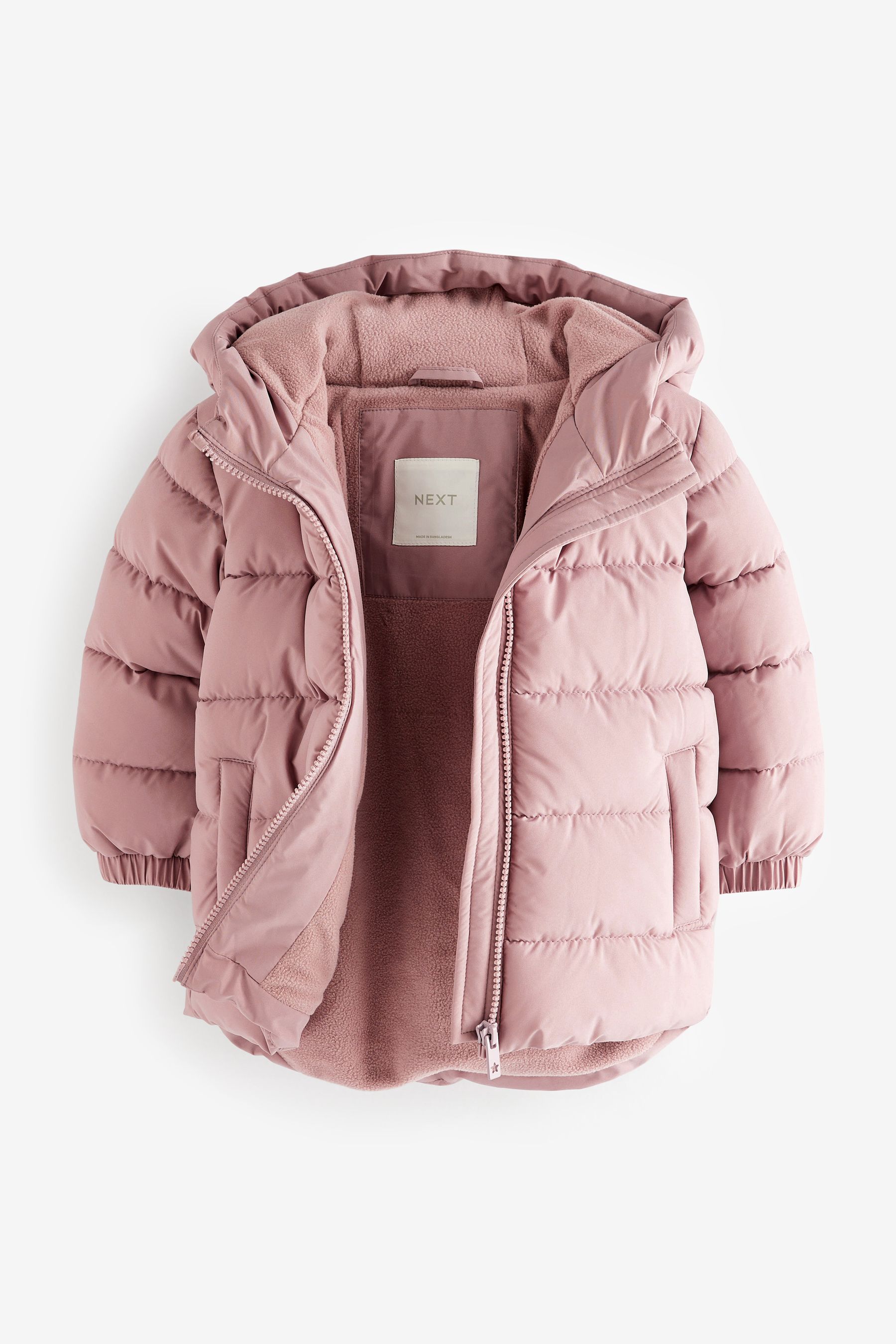 Pink kids coat best sale