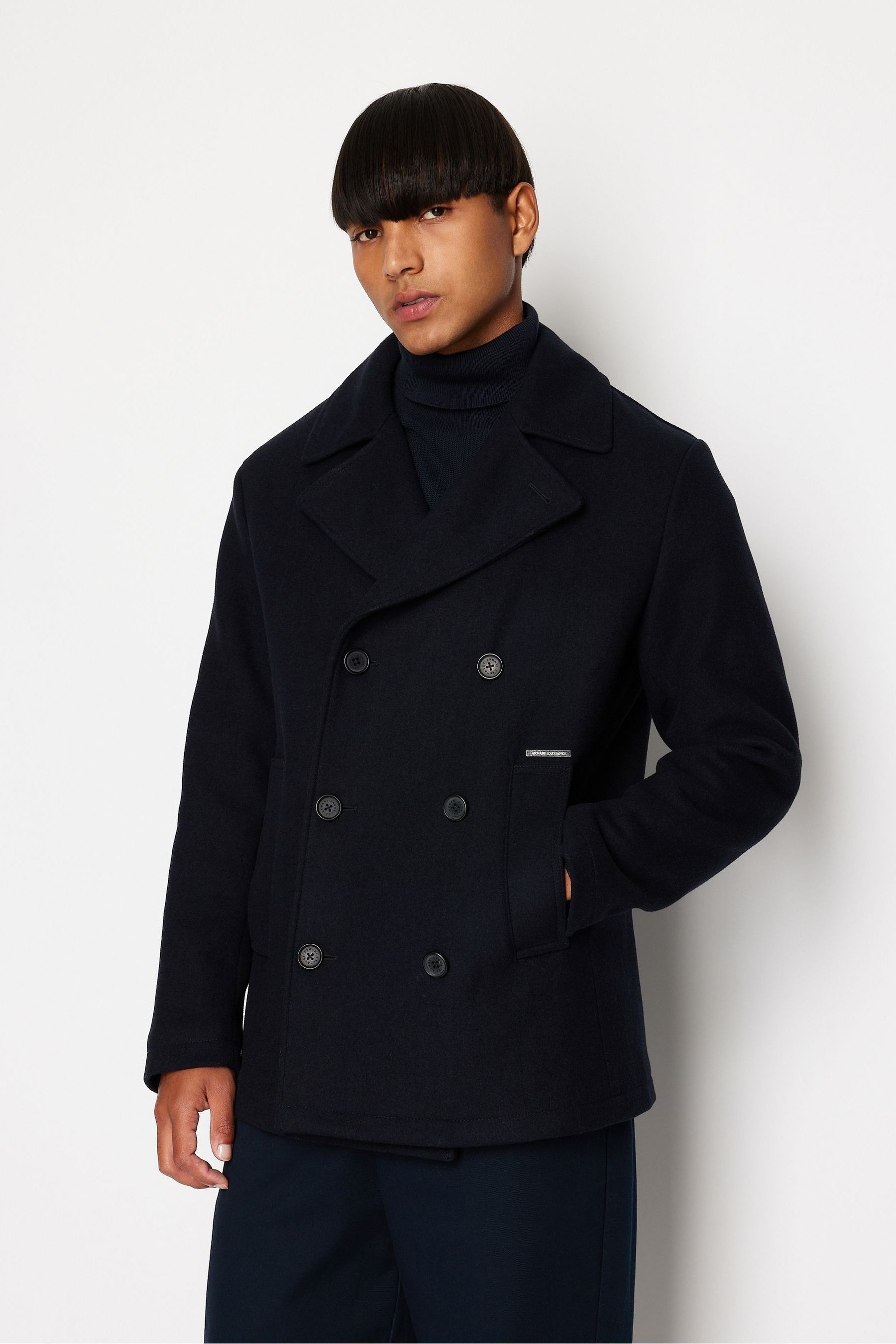 Armani exchange peacoat shop