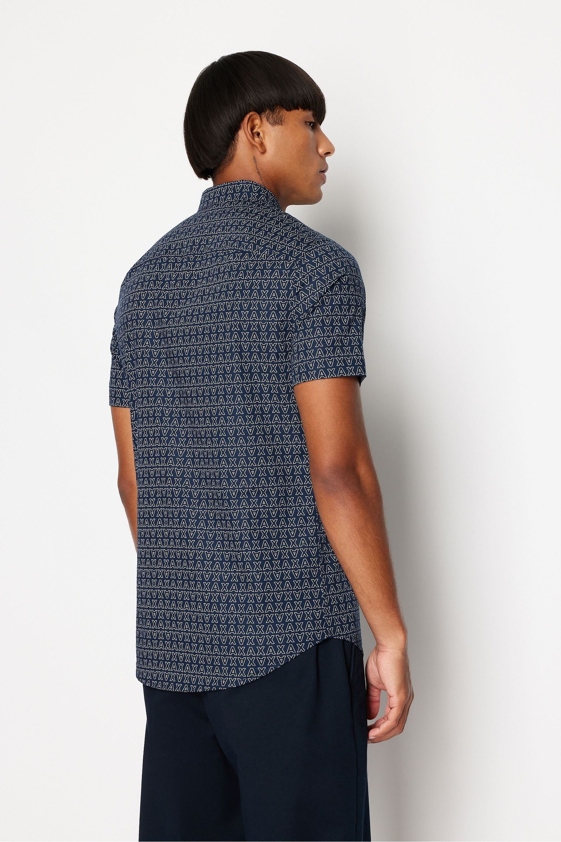 Armani all over print sweatshirt clearance