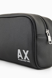 Armani Exchange Logo Black Washbag - Image 2 of 6