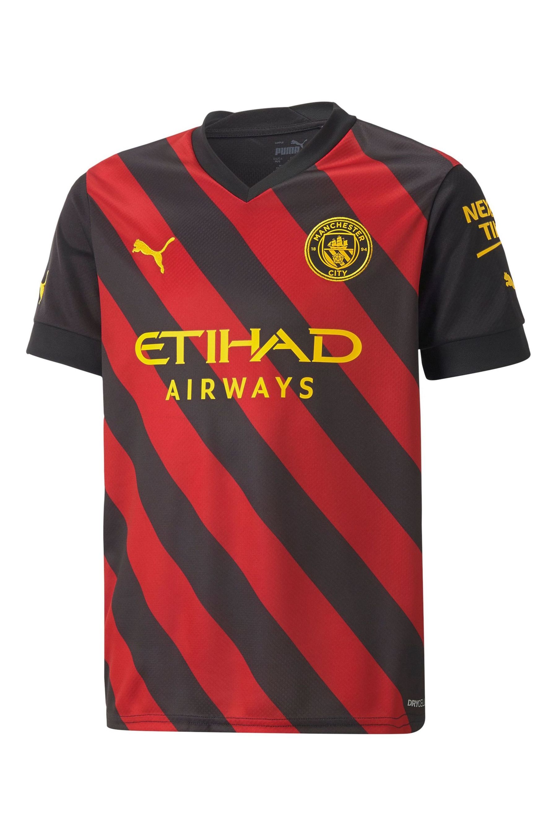 Man city red and black shirt sales