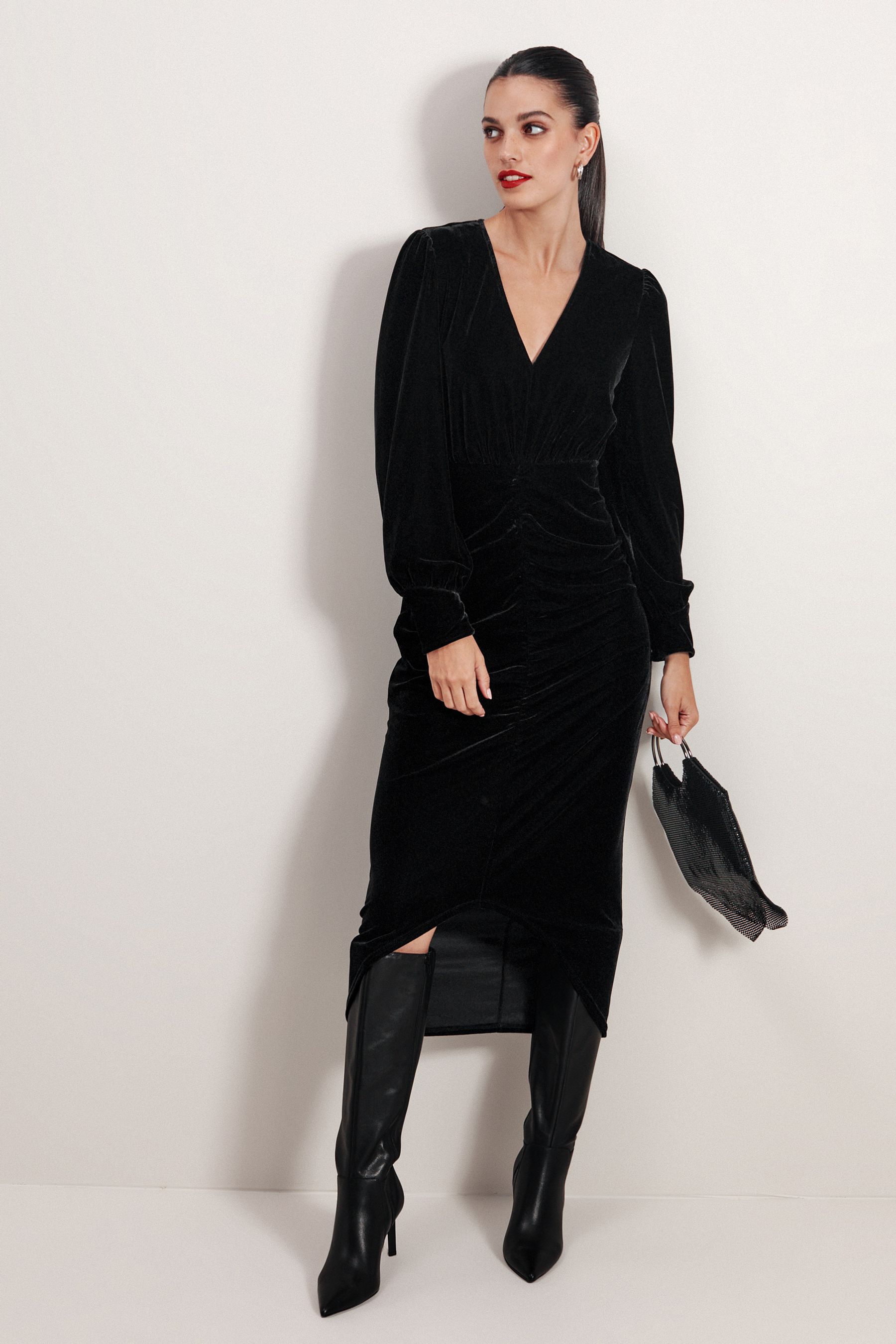 Next velvet dress shop