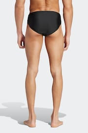 adidas Black Solid Swim Trunks - Image 2 of 6