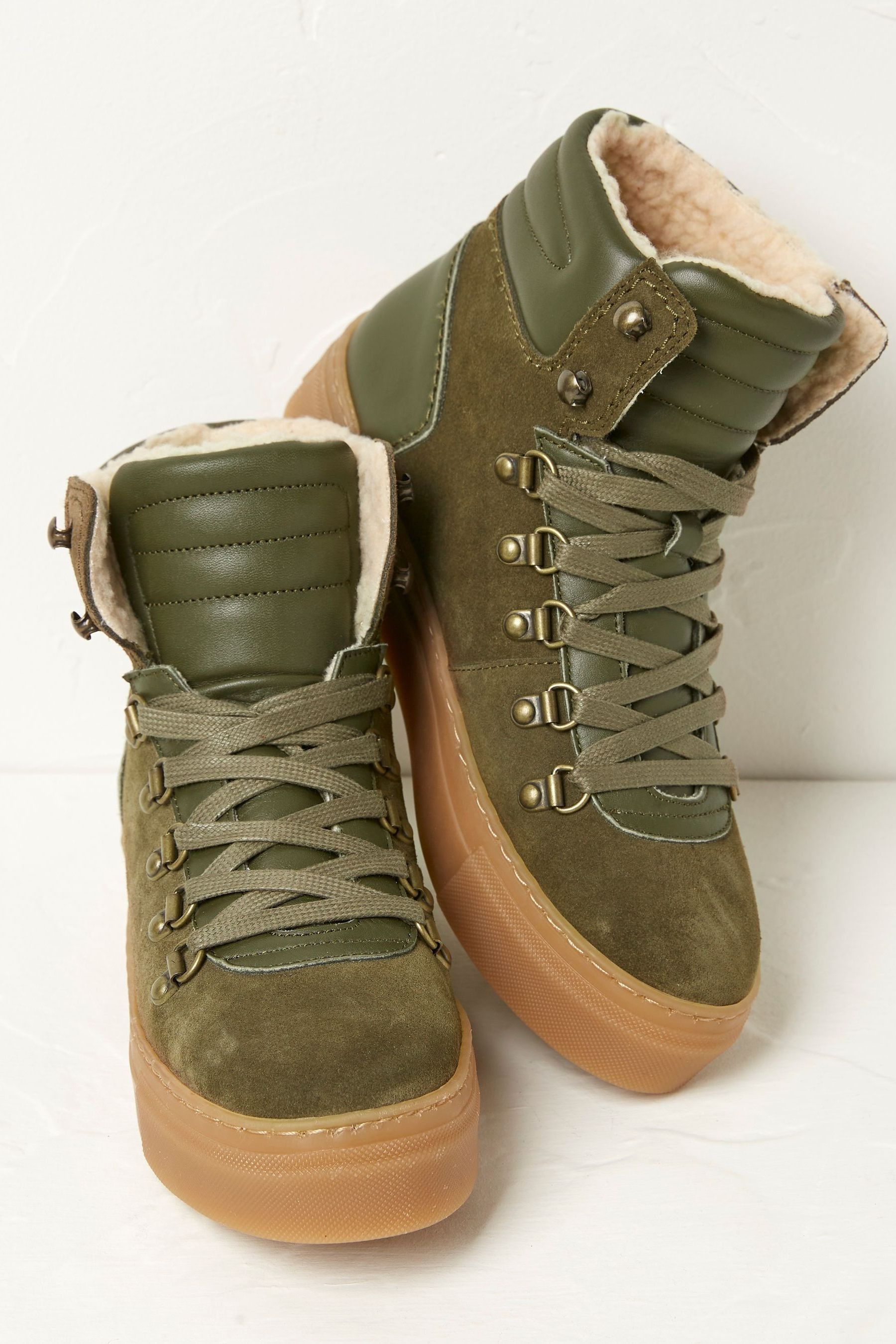 Buy FatFace Green Georgie Hybrid Hiker Ankle Boots from Next Luxembourg
