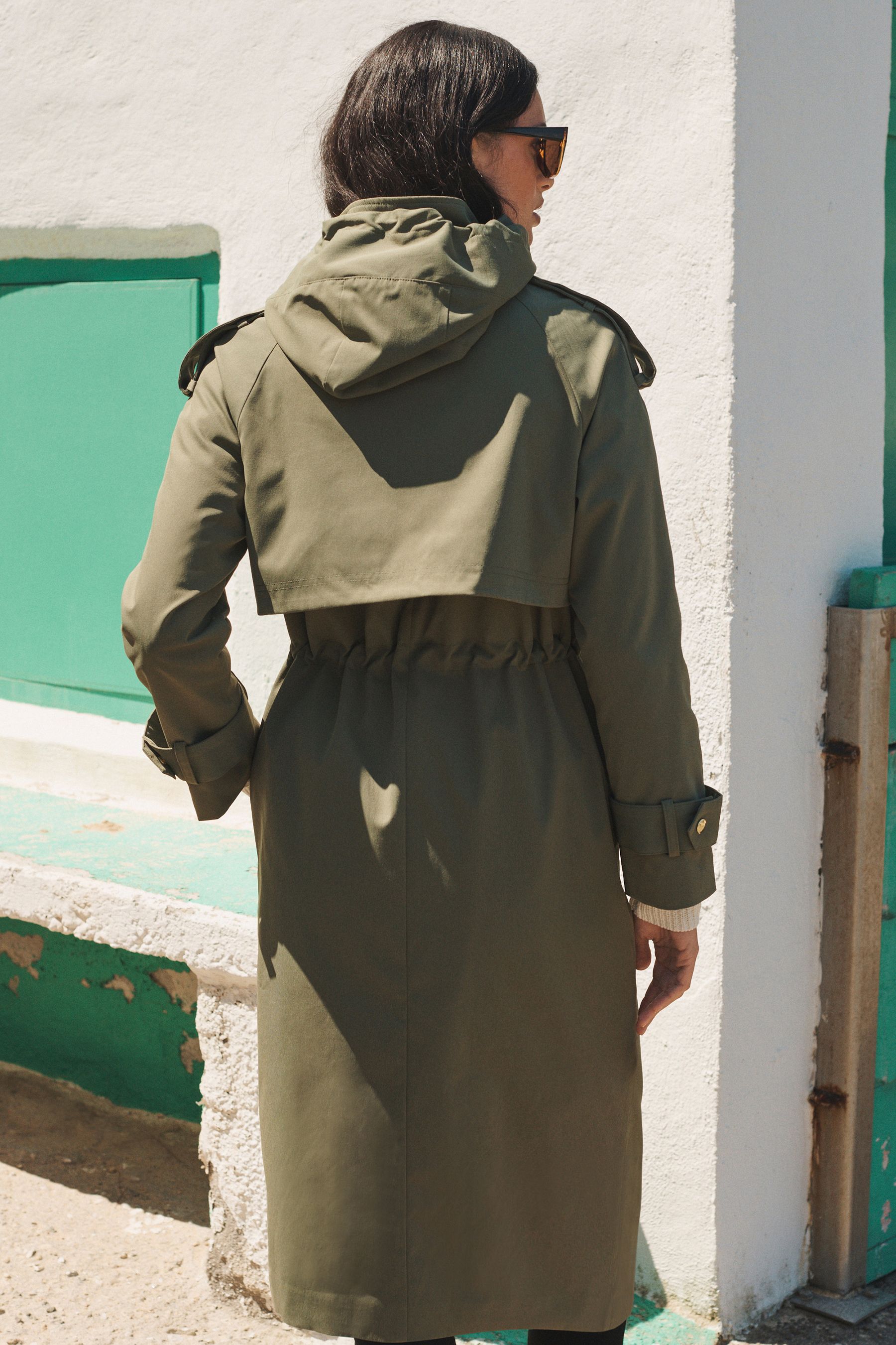 Buy Khaki Green Lightweight Shower Resistant Parka Jacket from Next Luxembourg
