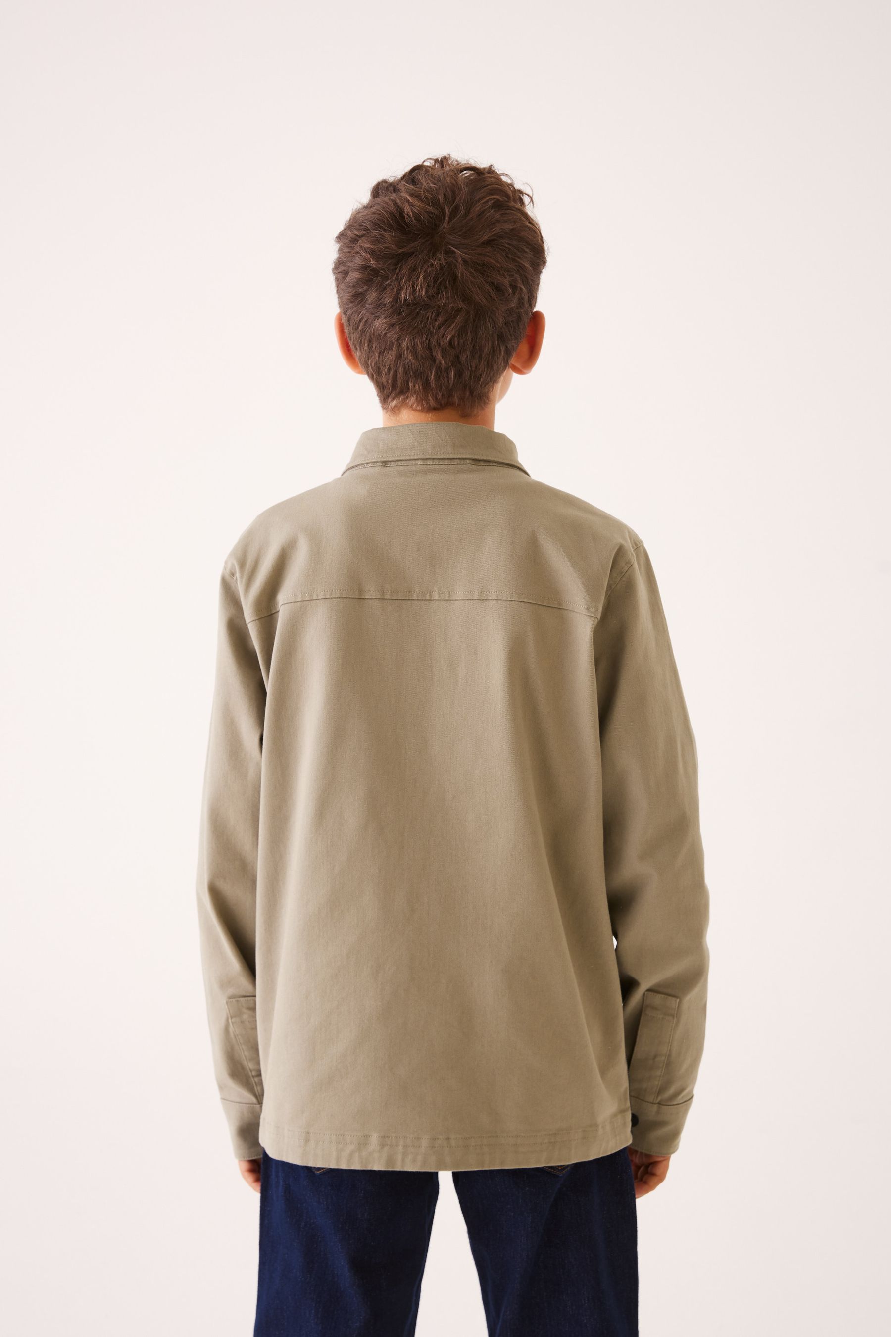 Buy Baker by Ted Baker Stone Shacket from Next Luxembourg