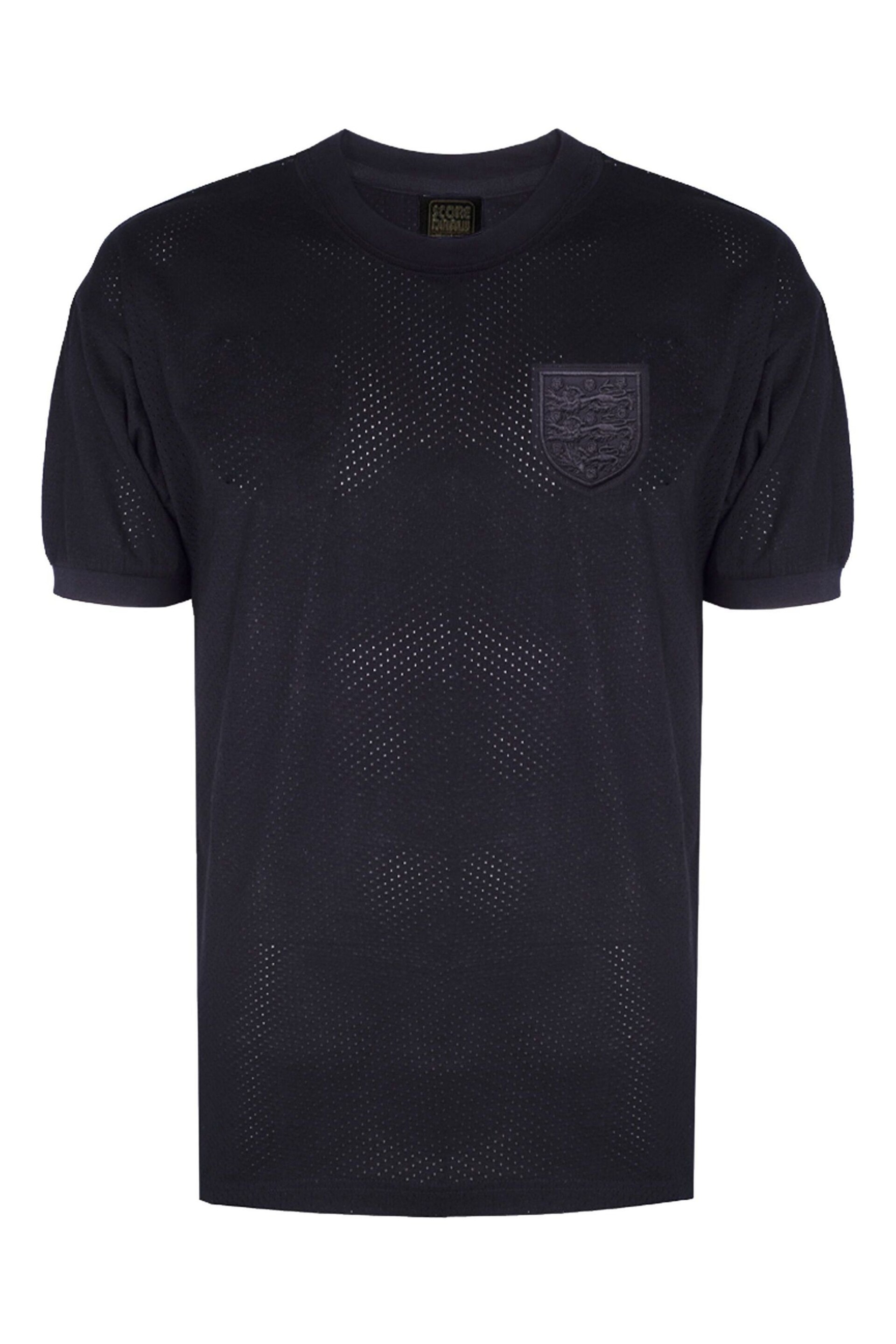 Score Draw England 1970 Black Football Shirt - Image 2 of 6