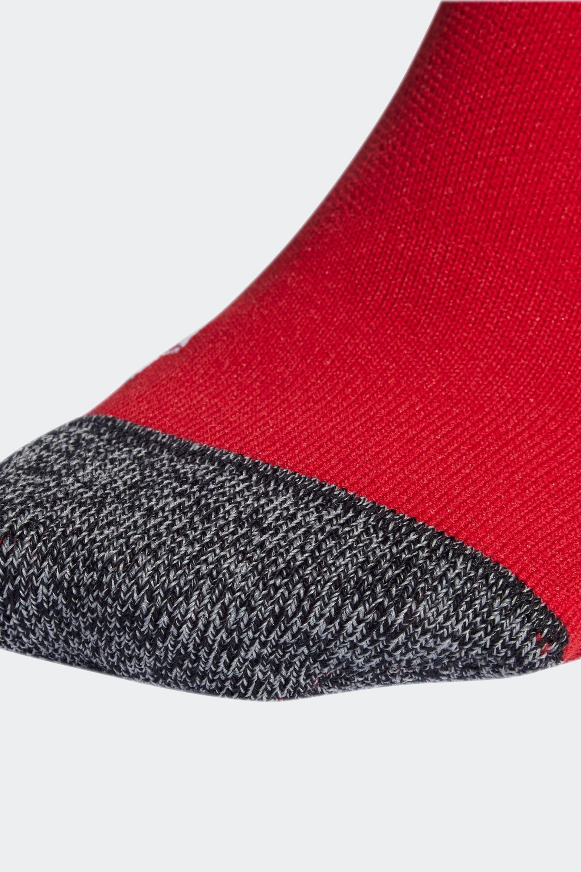 adidas Red Performance Adi 23 Socks - Image 2 of 3