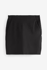 Black Ponte Jersey Mini Skirt - Image 6 of 7