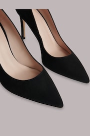 Whistles Corie Suede Black Heeled Pumps - Image 3 of 4