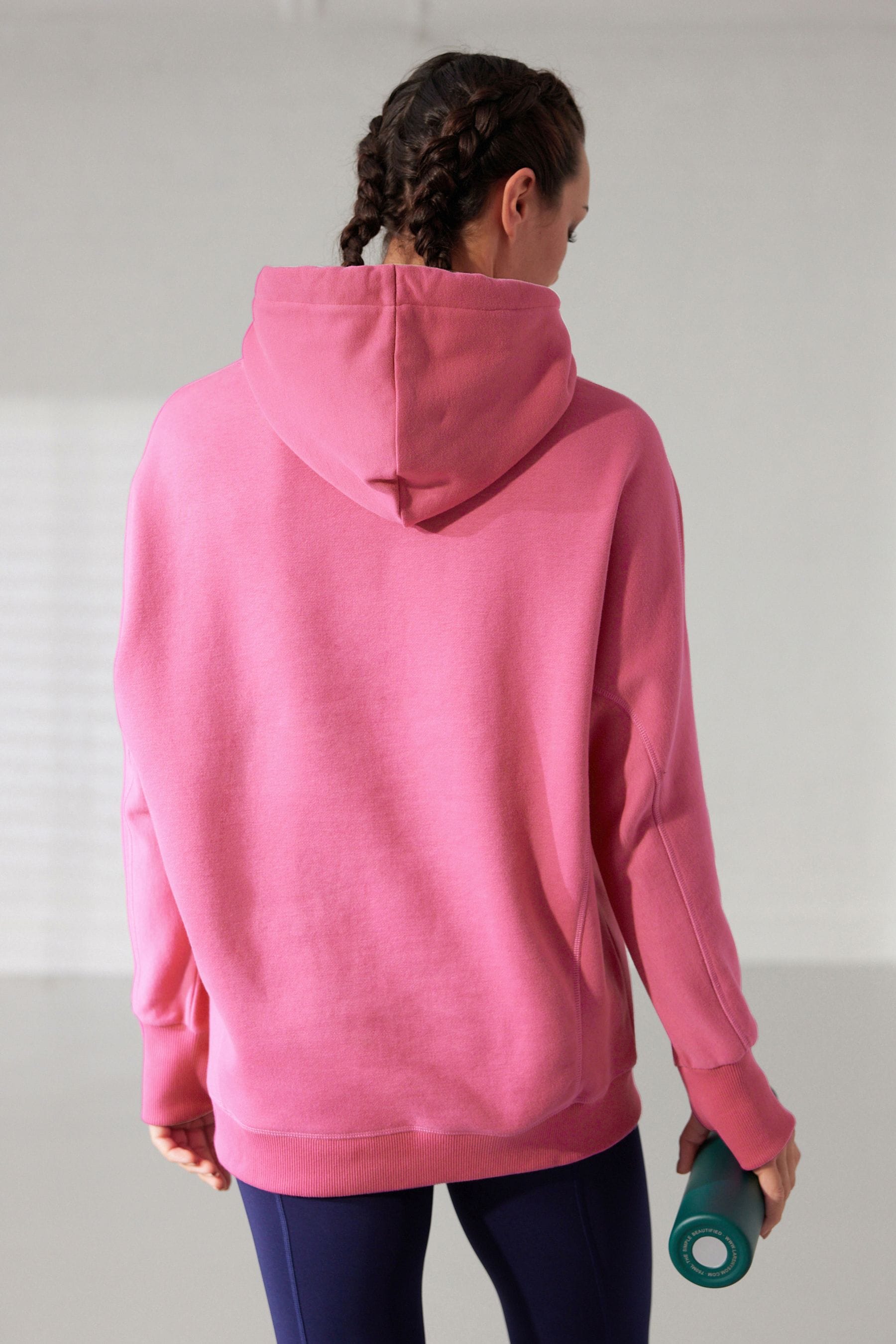 Pink overhead hoodie on sale
