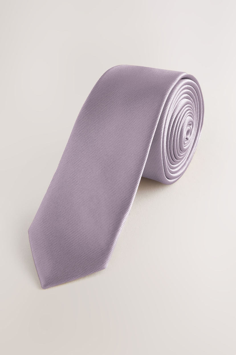 Lilac Purple Tie (1-16yrs) - Image 2 of 4