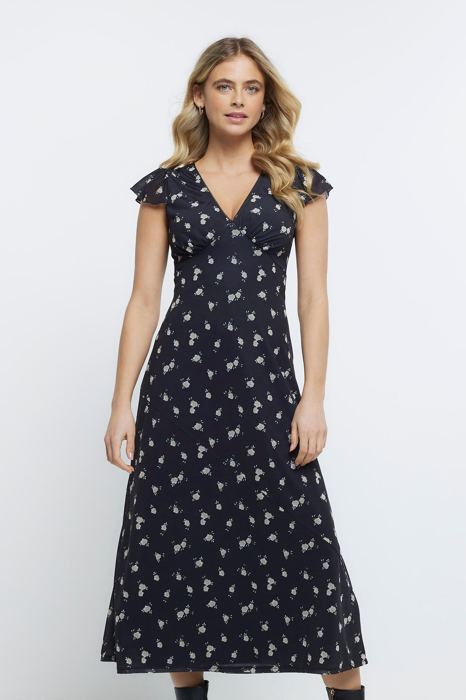 Next tea dress top