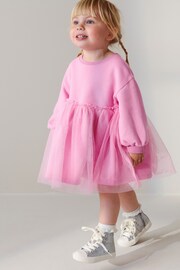 Pink Sweat Party Dress (3mths-7yrs) - Image 1 of 7
