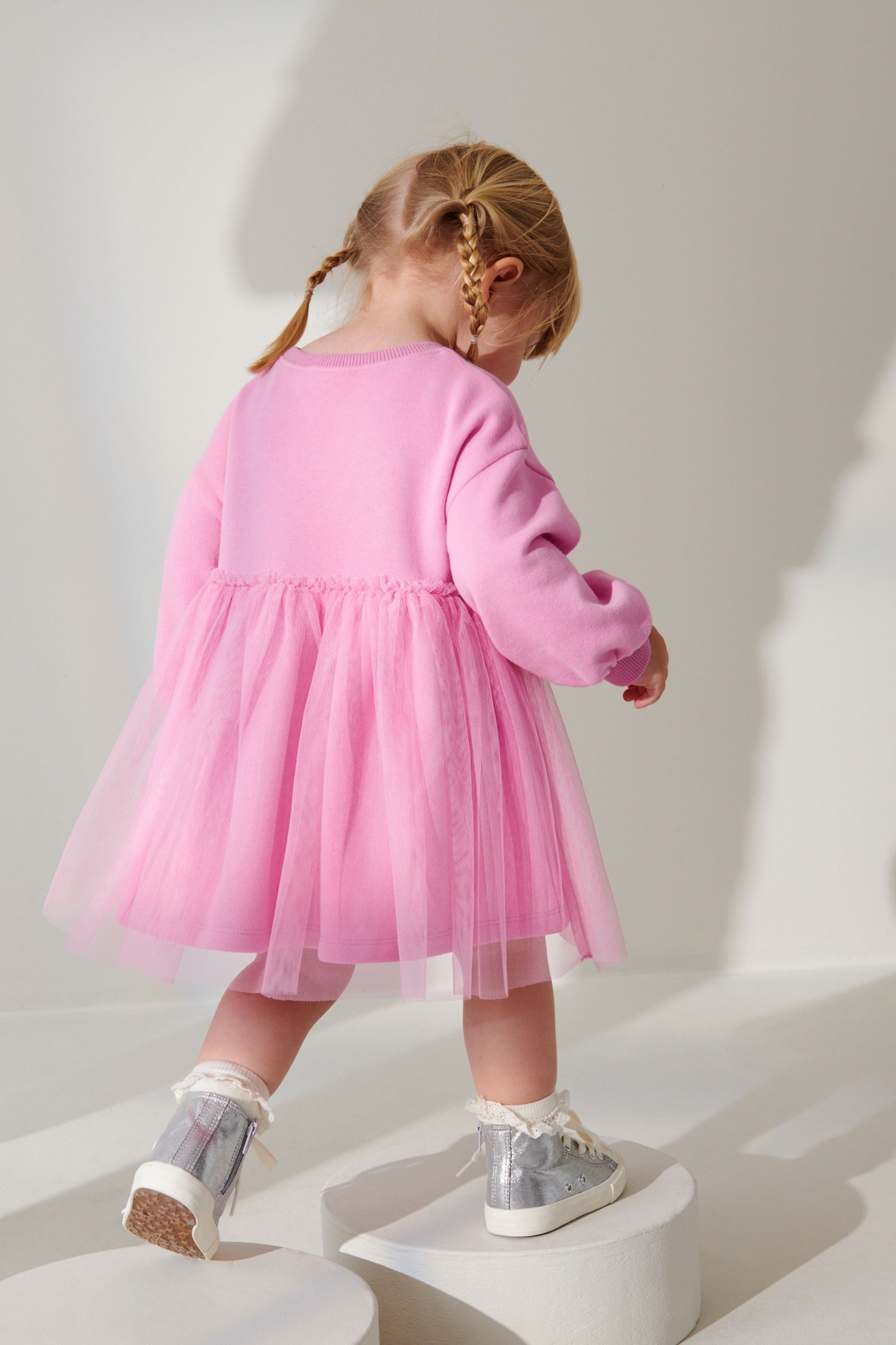 Pink Sweat Party Dress (3mths-7yrs) - Image 3 of 7