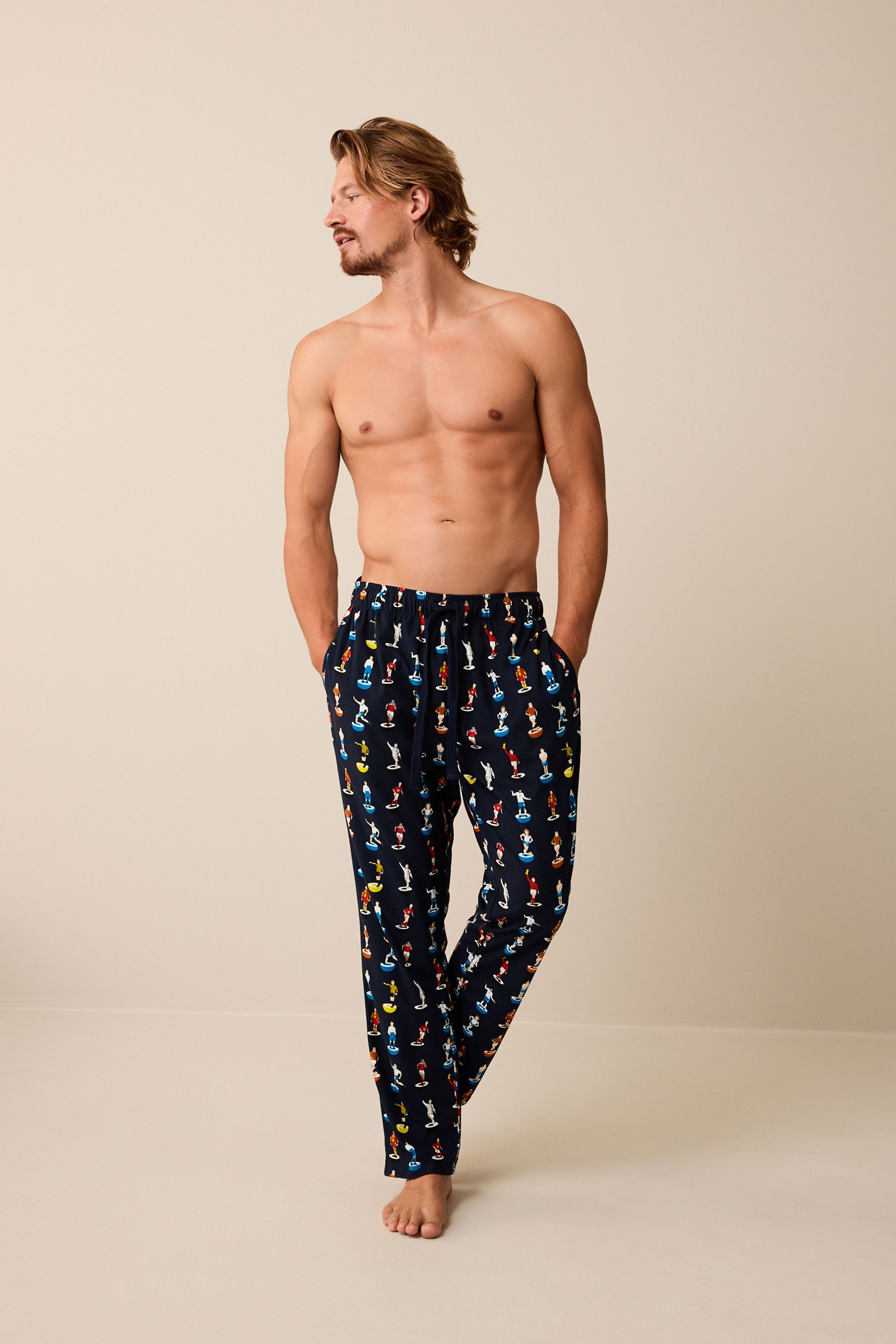 Buy Subbuteo Navy Blue License Motionflex Cosy Pyjama Bottoms from Next Germany
