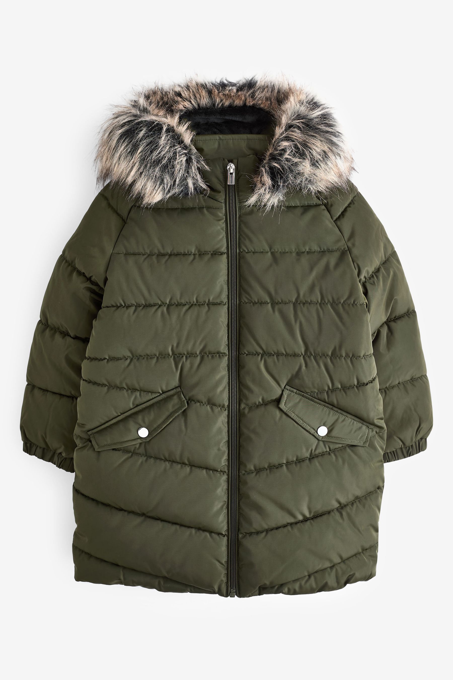 Khaki green parka womens sales