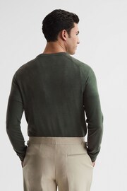 Reiss Sage Tinto Merino Silk Knitted Jumper - Image 5 of 6