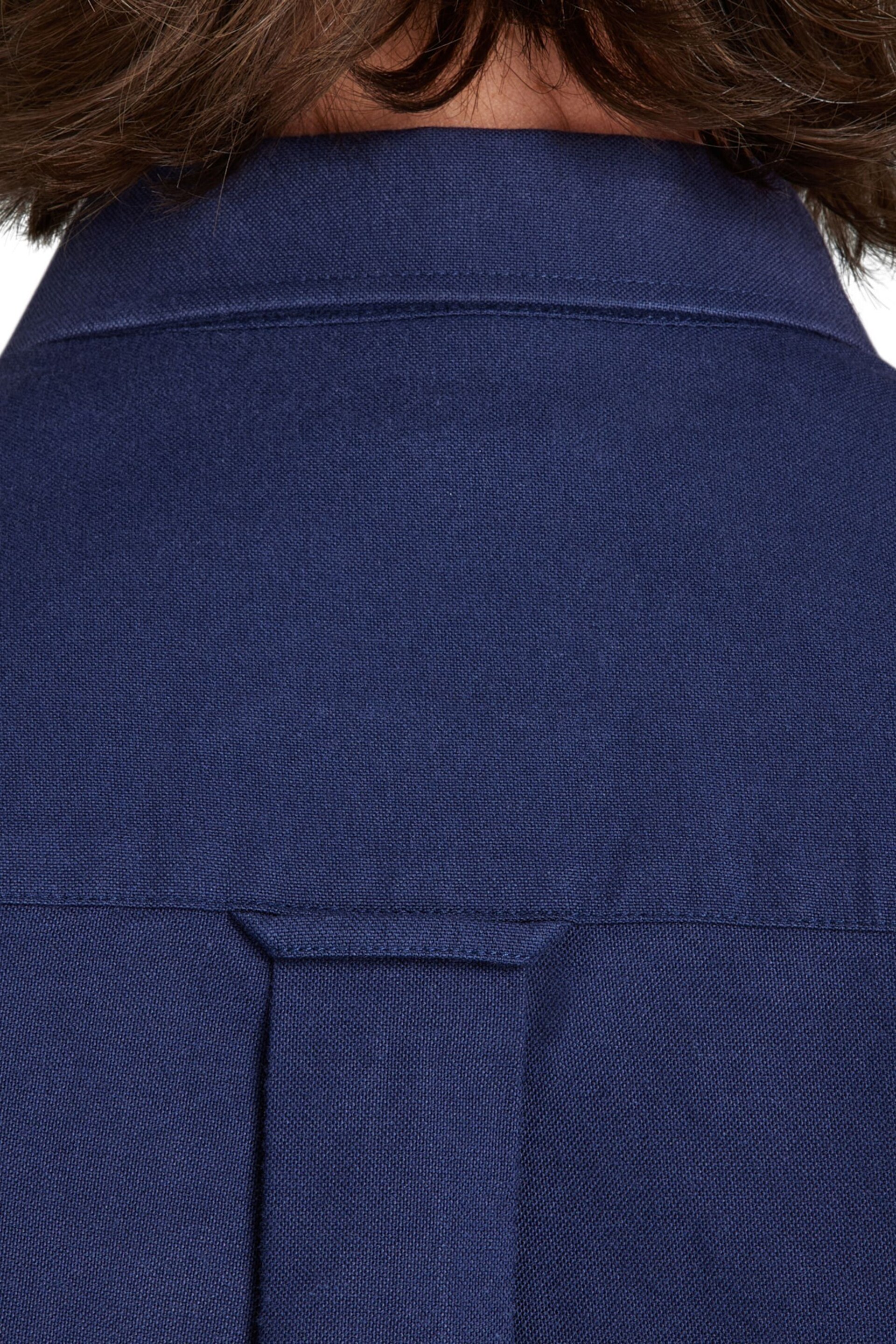 Raging Bull Blue Classic Long Sleeve Oxford Shirt - Image 4 of 6