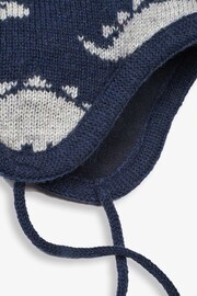 JoJo Maman Bébé Navy Dinosaur Hat - Image 3 of 3