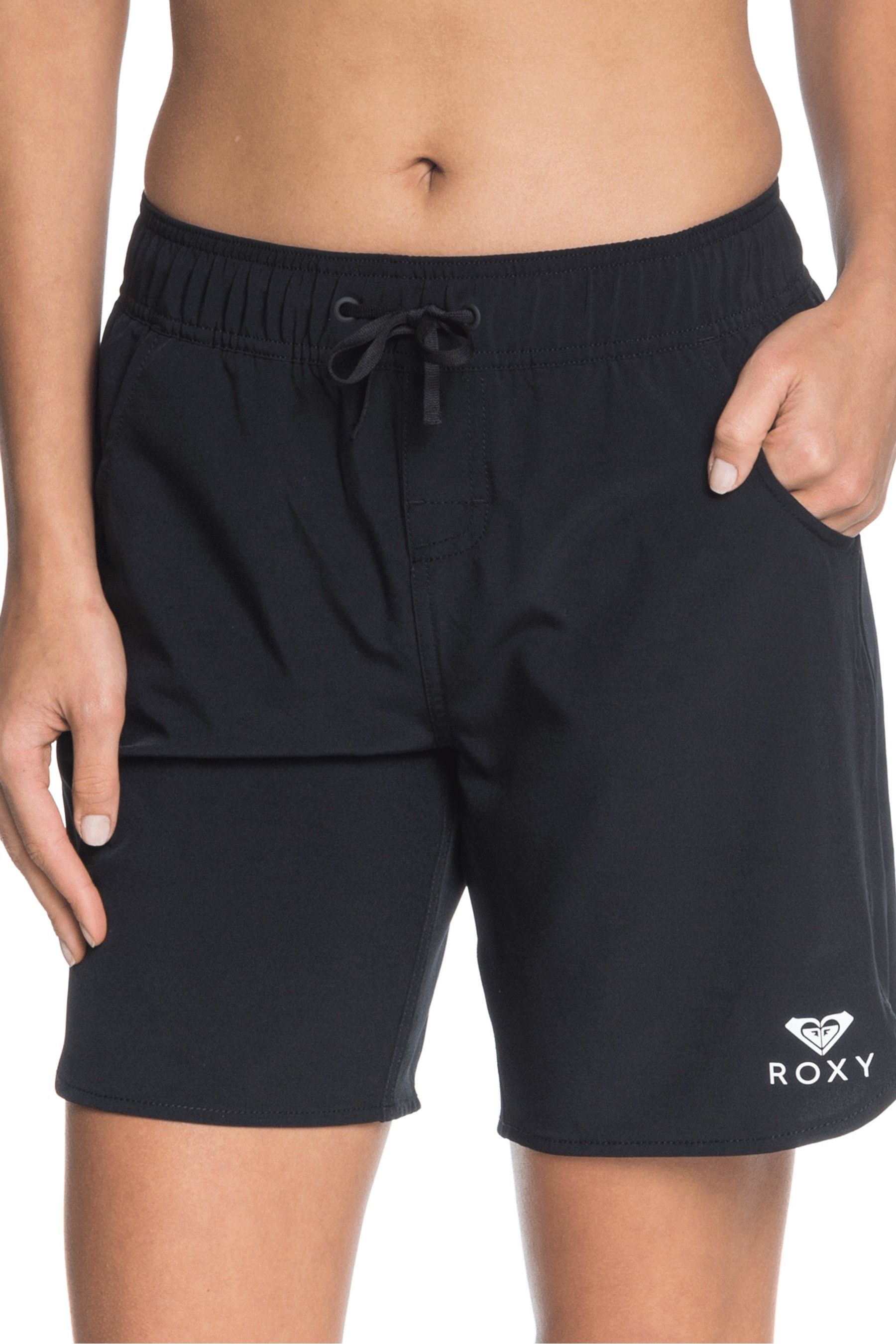 Buy Roxy Black Wave 7 Inch Swim Board Shorts from the Next UK online shop