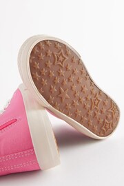 Pink Standard Fit (F) High Top Trainers - Image 5 of 8