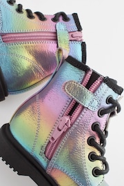 Rainbow Standard Fit (F) Warm Lined Lace-Up Boots - Image 8 of 8