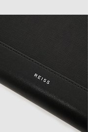 Reiss Black Declan Saffiano Leather Folio - Image 5 of 5