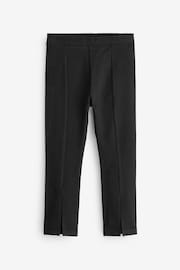 Black Soft Jersey Split Front Leggings (3-16yrs) - Image 5 of 6