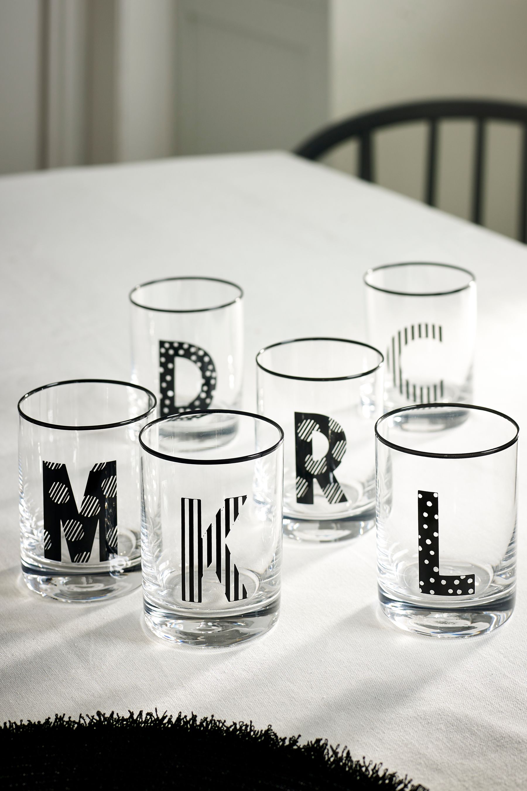 Buy Clear Monogram Tumbler Glass from the Next UK online shop