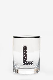 Clear Monogram Tumbler Glass - Image 5 of 8