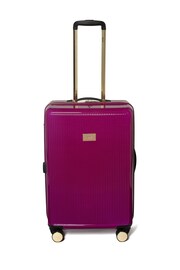 Dune London Pink Olive 67cm Medium Suitcase - Image 1 of 3