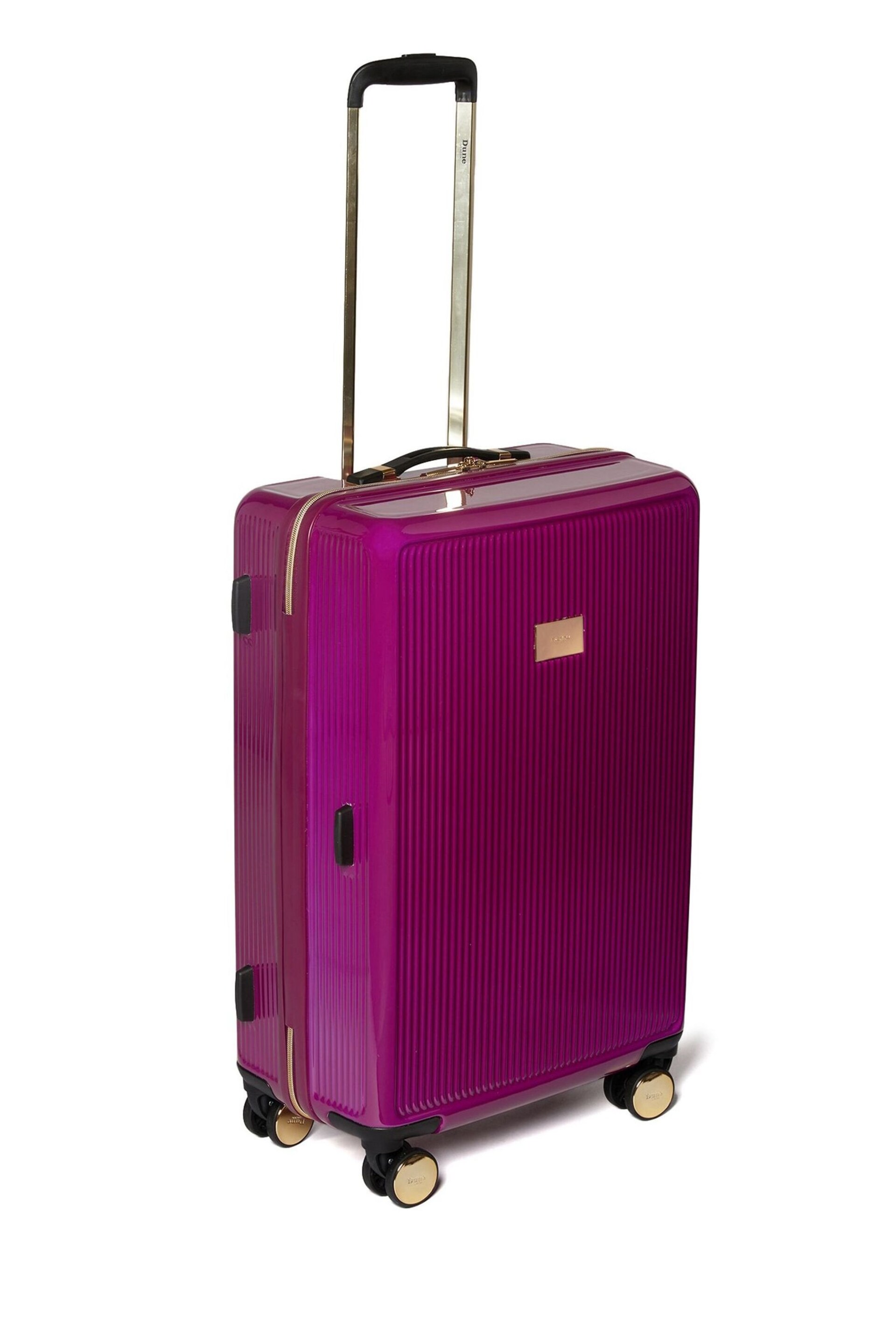 Dune London Pink Olive 67cm Medium Suitcase - Image 2 of 3