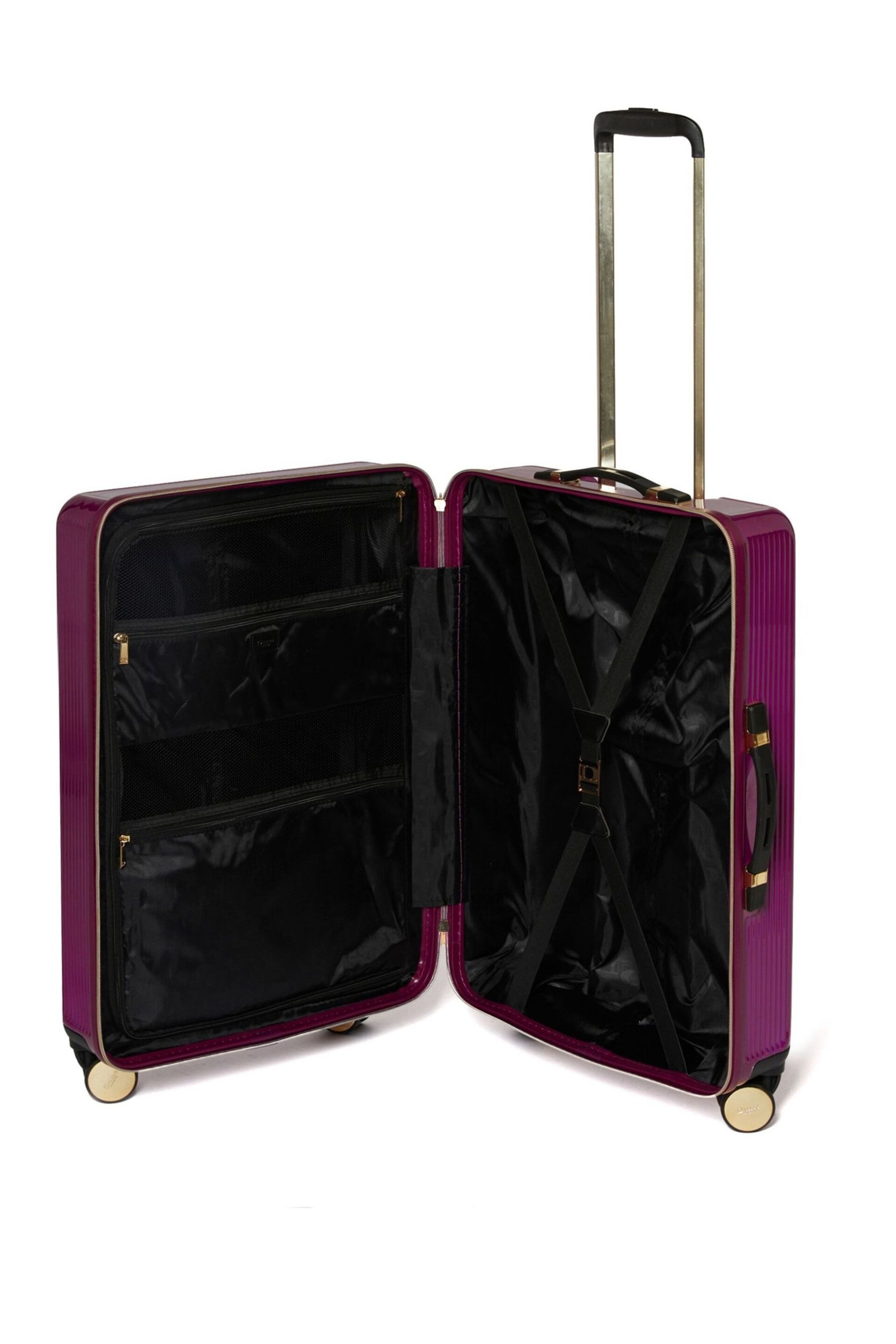 Dune London Pink Olive 67cm Medium Suitcase - Image 3 of 3