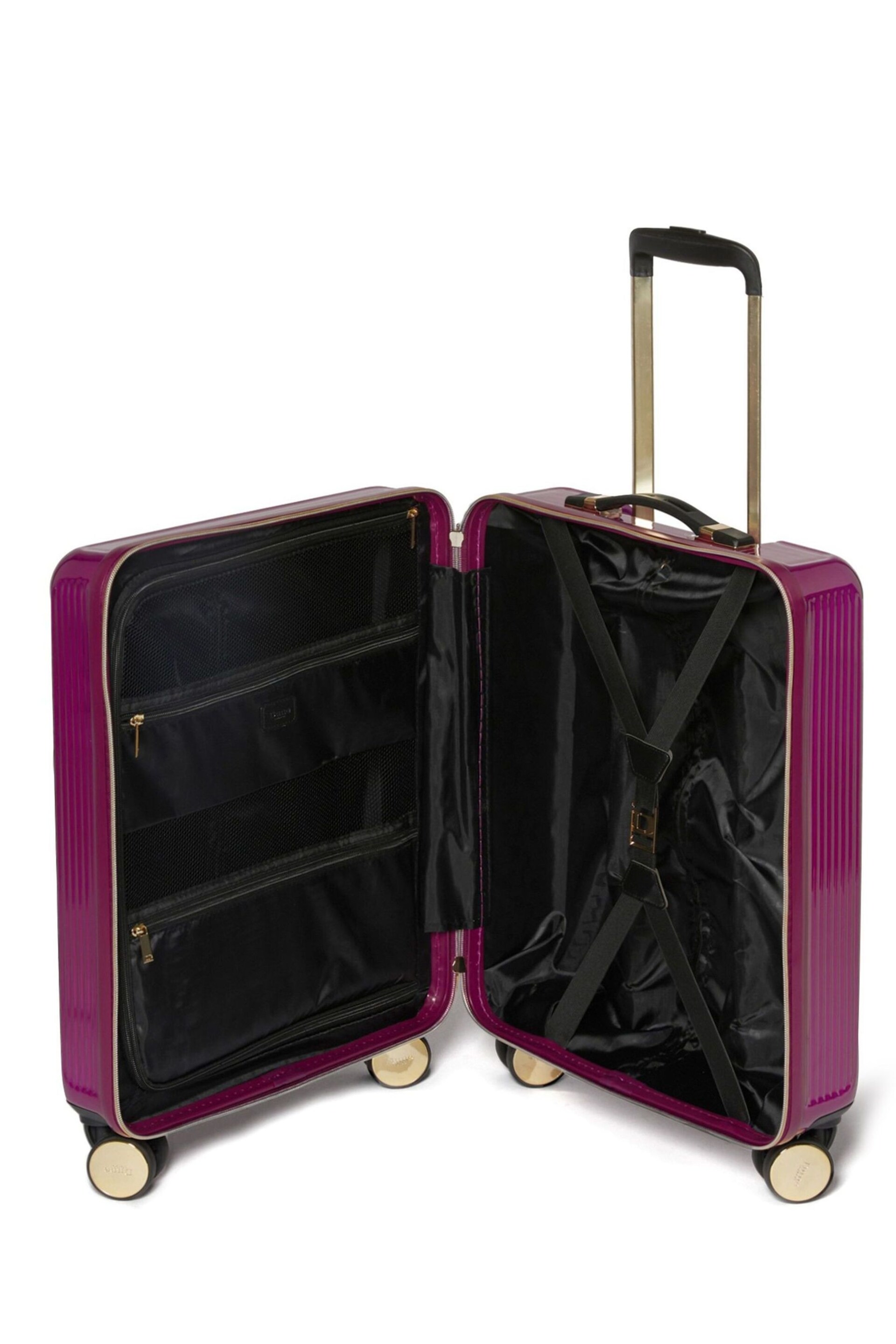 Dune London Pink Olive 55cm Cabin Suitcase - Image 4 of 5