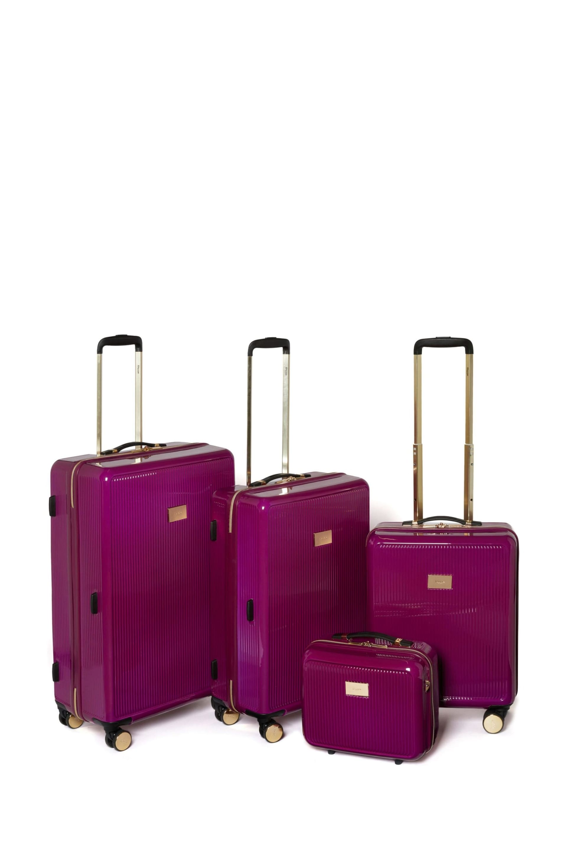 Dune London Pink Olive 55cm Cabin Suitcase - Image 5 of 5