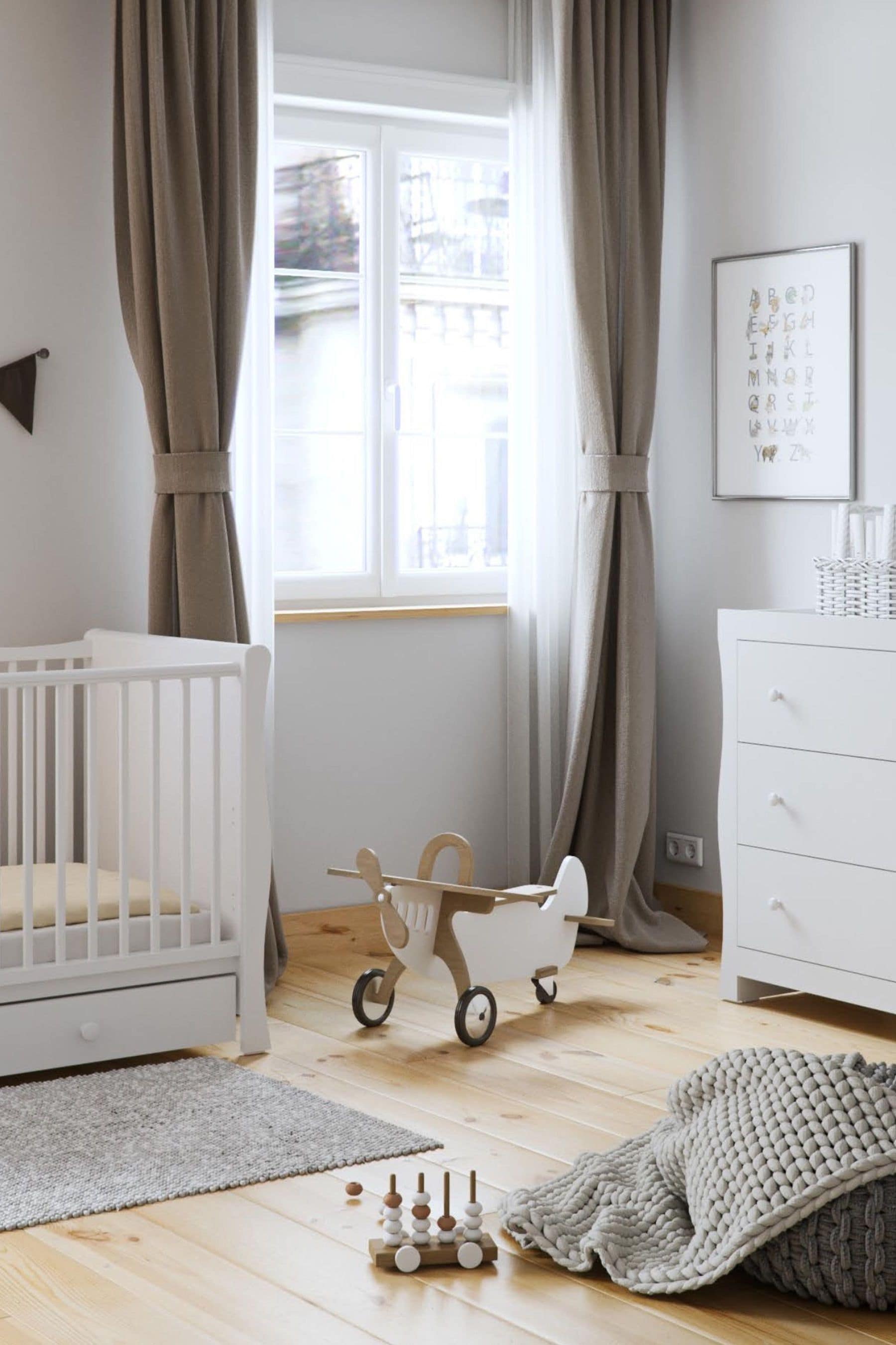 Little acorns sleigh cot online