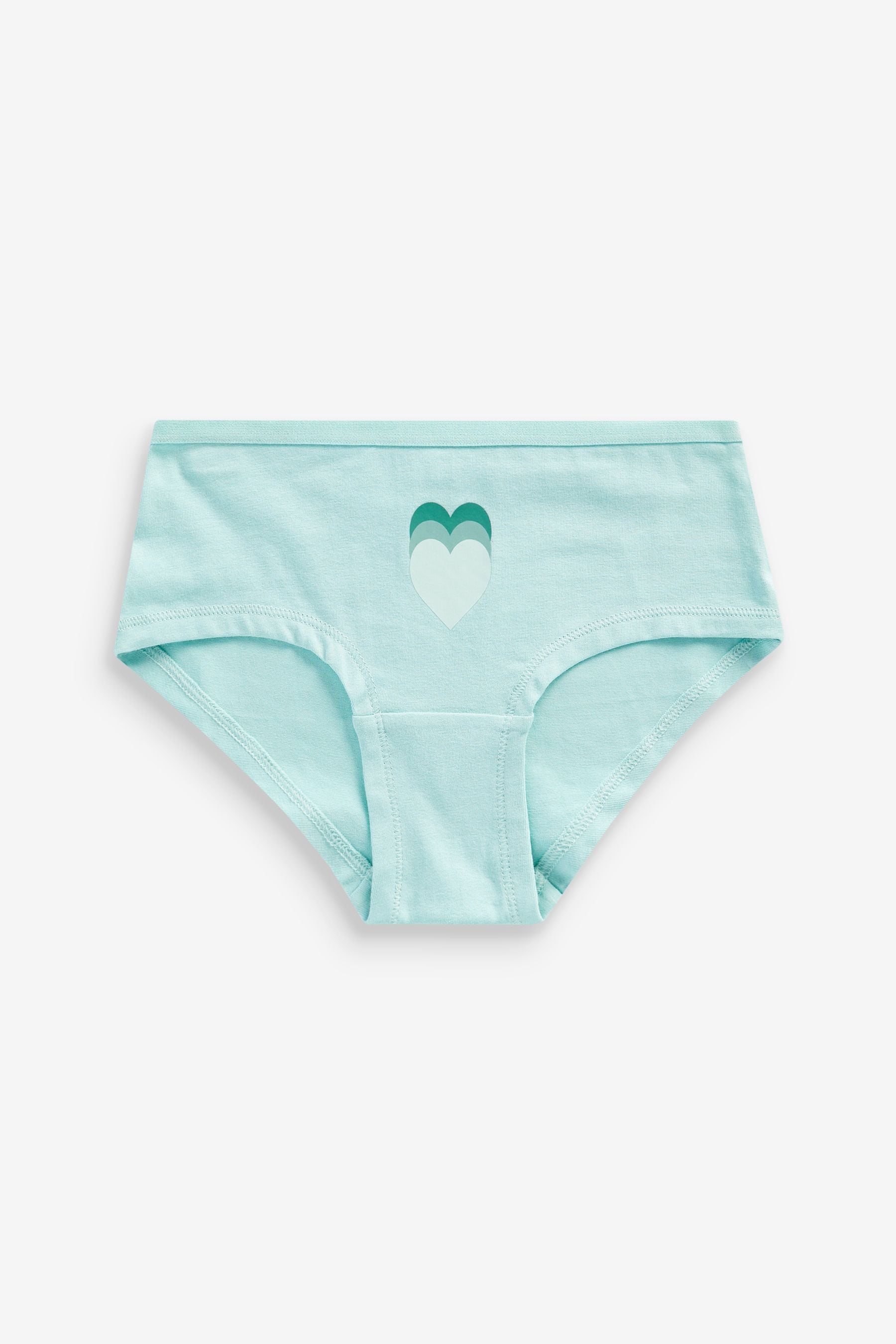 Buy Pink Purple Heart Flower Hipster Briefs 7 Pack 2 16yrs from the Next UK online shop